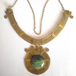 Gold Colored Collar Necklace